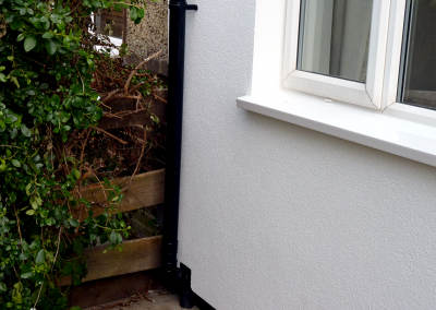 8. Downpipes swan-necked into the existing drains for a more cost effective solution